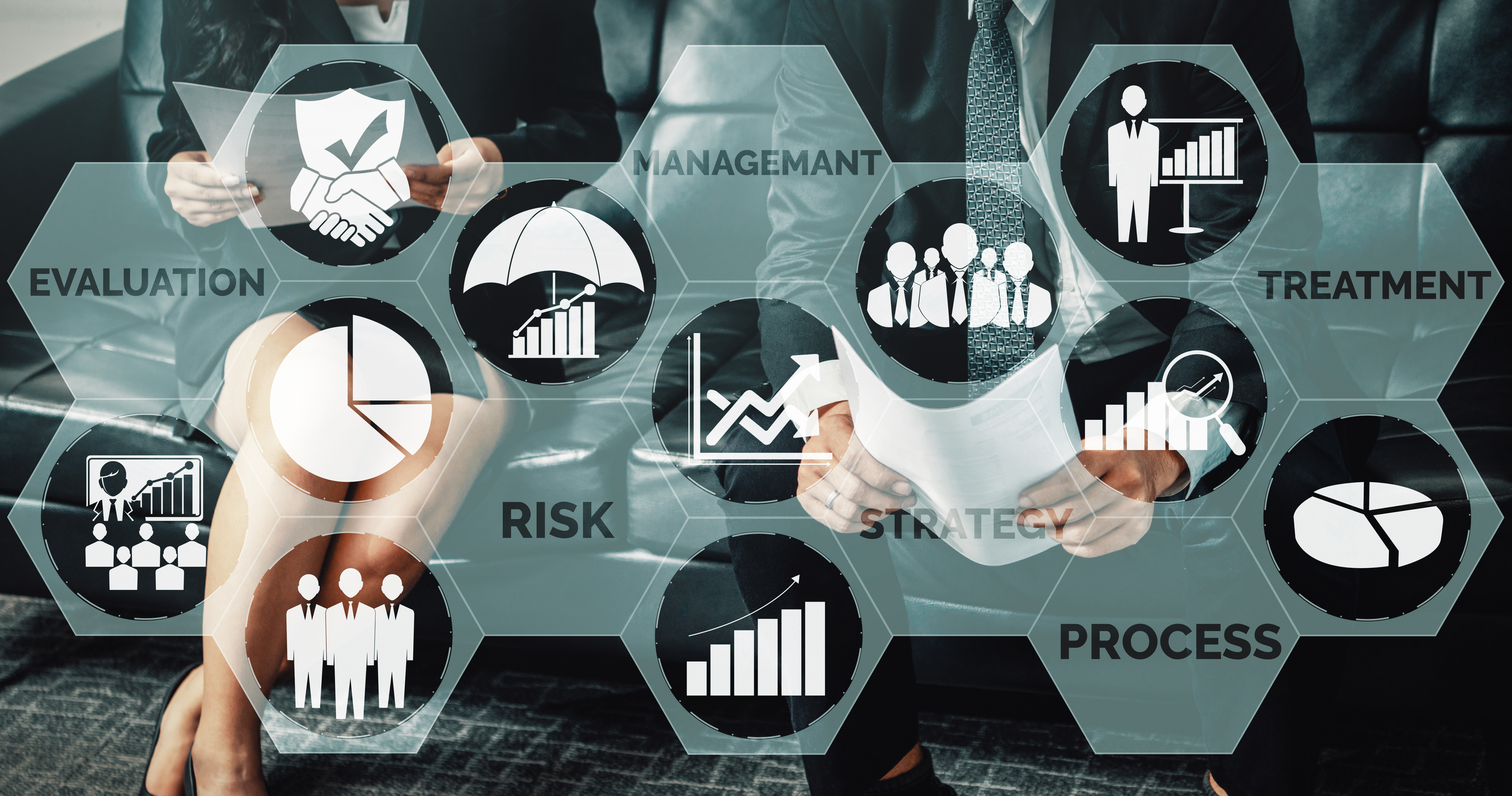 التطبيق العملي لسياسات  واجراءات دائرة إدارة المخاطر